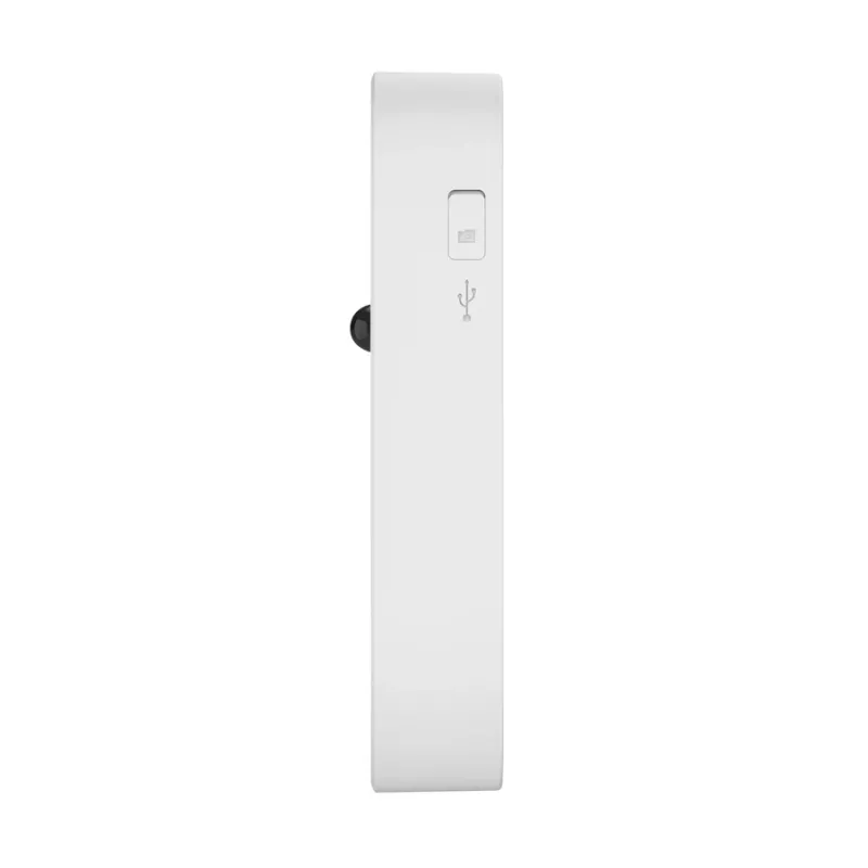 Vaizdo durų skambutis TRUST DOORCAM-3000, 3 MP, „Wi‑Fi“ 2,4 GHz, „MicroSD“ iki 256 GB, baterija/USB, juoda/baltas