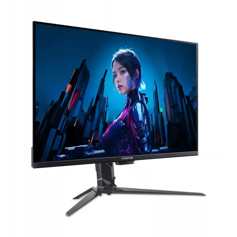 Monitorius Acer Predator X32 X5 X32X5bmiiphuzx QD‑OLED 31,5 colio 4K 3840×2160 0,01 ms USB‑C HDR juodas