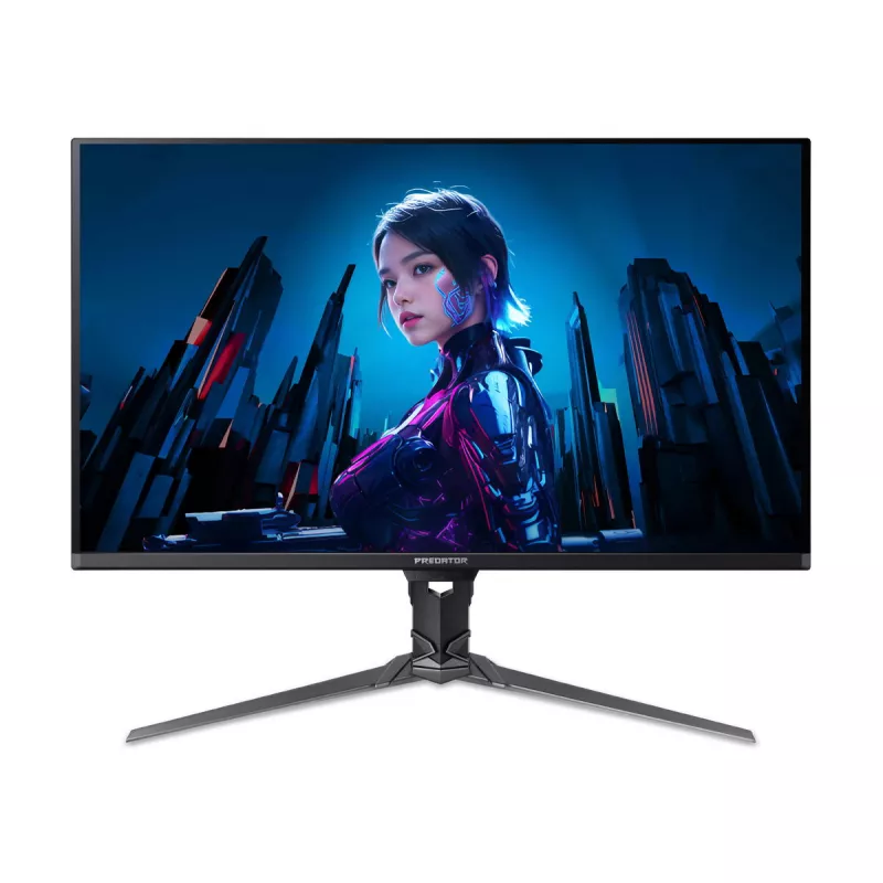 Monitorius Acer Predator X32 X5 X32X5bmiiphuzx QD‑OLED 31,5 colio 4K 3840×2160 0,01 ms USB‑C HDR juodas