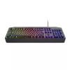 Trust GXT 836 EVOCX klaviatūra, skirta žaidimams, USB, vokiška, juoda