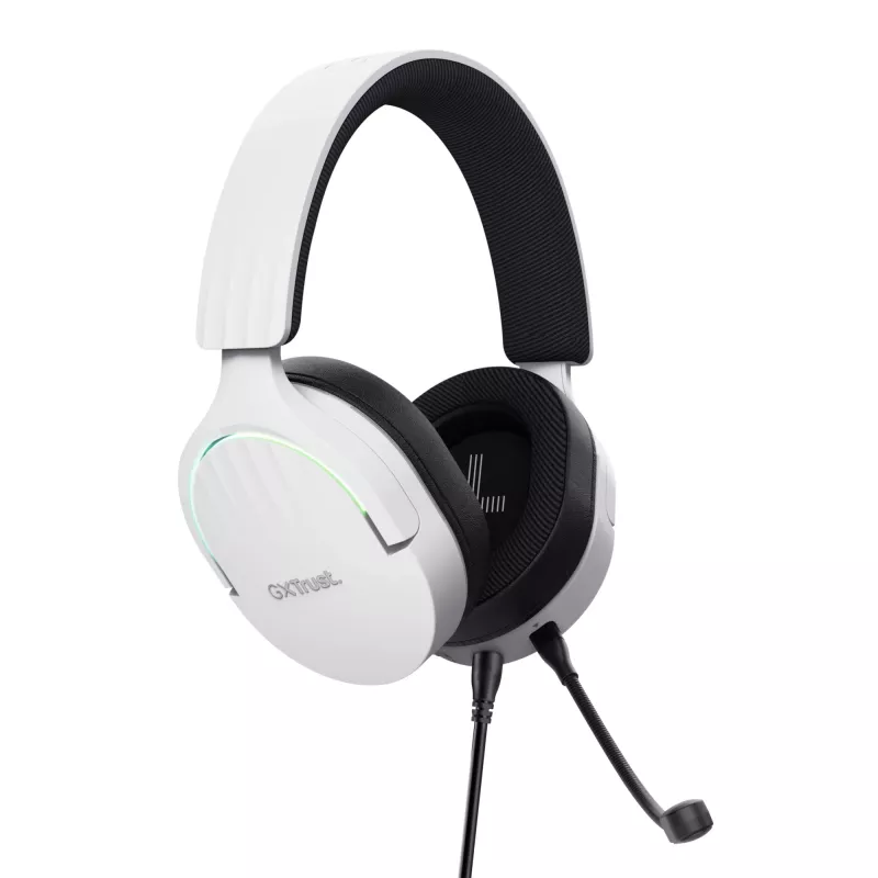 Trust GXT 490 FAYZO ausinės laidinės ant galvos Motociklams USB Type-A juoda, balta