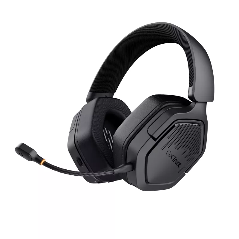 Trust GXT 493 Carus ausinės laidinės ir belaidės ant galvos, šalmo tipo žaidimų USB Type-C / USB Type-A Bluetooth juodos