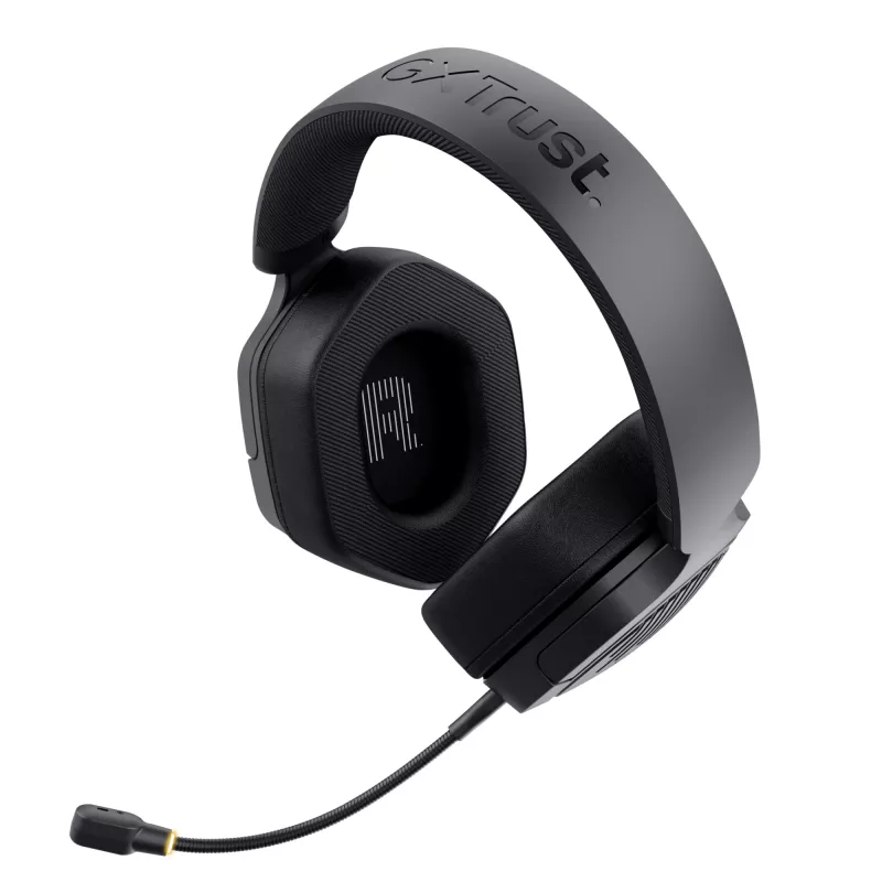 Trust GXT 493 Carus ausinės laidinės ir belaidės ant galvos, šalmo tipo žaidimų USB Type-C / USB Type-A Bluetooth juodos