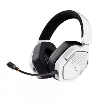 Trust GXT 493W Carus ausinės laidinės ir belaidės galvos juosta, šalmas žaidimams USB Type-C / USB Type-A Bluetooth balta