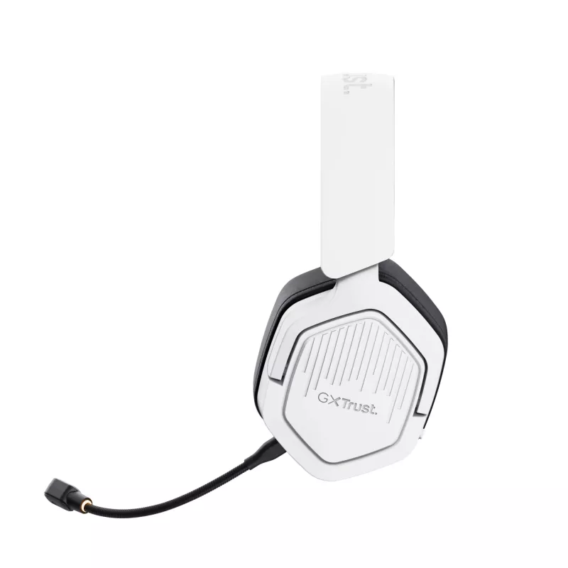 Trust GXT 493W Carus ausinės laidinės ir belaidės galvos juosta, šalmas žaidimams USB Type-C / USB Type-A Bluetooth balta