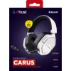Trust GXT 493W Carus ausinės laidinės ir belaidės galvos juosta, šalmas žaidimams USB Type-C / USB Type-A Bluetooth balta