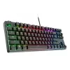 Mechaninė žaidimų klaviatūra TRUST 26135, 80% 87 klavišai, QWERTZ vokiškas išdėstymas, USB laidinė, juoda, 1,8 m laidas