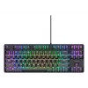 Mechaninė žaidimų klaviatūra TRUST 26135, 80% 87 klavišai, QWERTZ vokiškas išdėstymas, USB laidinė, juoda, 1,8 m laidas