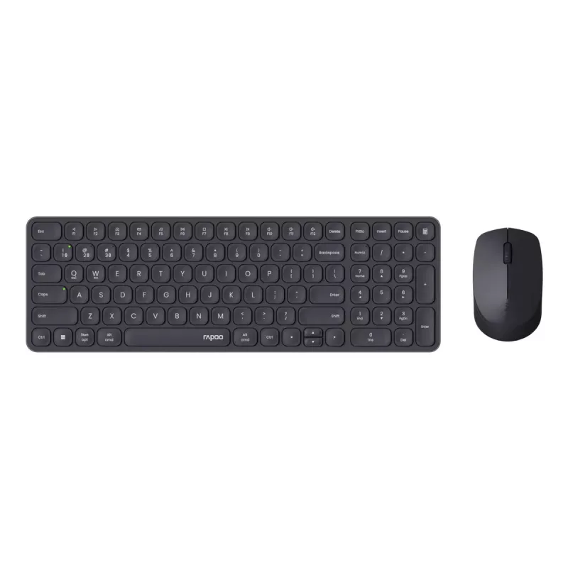 Rapoo 9310M klaviatūra su pele belaidžiai Bluetooth juoda