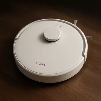 Robotų dulkių siurblys MOVA Tech E20 Plus be maišelio, baltas