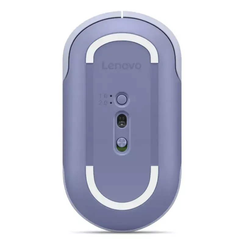 Belaidė Bluetooth biuro pelė Lenovo 350 — Abiem rankoms tinkama, optinė 2400 DPI, 6 mygtukai, mėlyna