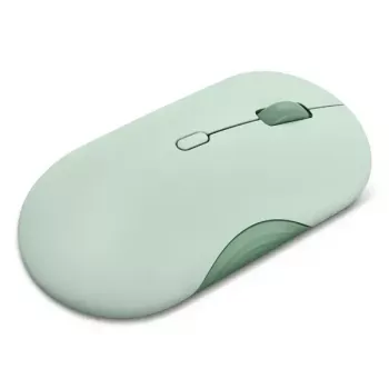 Pelė Lenovo 350 abiem rankoms tinkama Bluetooth optinė 2400 DPI, 6 mygtukai, žalia