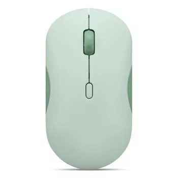 Pelė Lenovo 350 abiem rankoms tinkama Bluetooth optinė 2400 DPI, 6 mygtukai, žalia