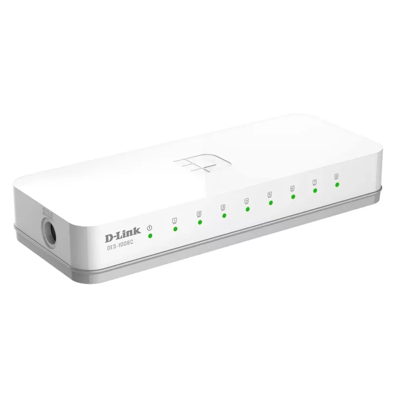 D-Link 0 Nevaldomas Sparčiojo eterneto (10/100) Stalinis Baltas