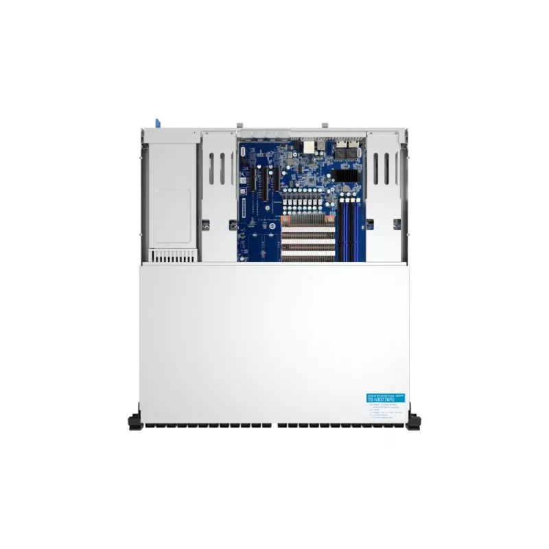 QNAP TS-H3077AFU-R7-64G NAS / saugojimo serveris Rack (2U) AMD Ryzen™ 5 64 GB DDR5 0 TB QuTS hero juoda, metalinė