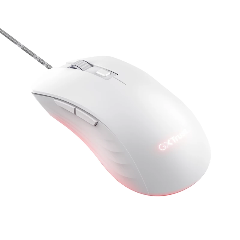 „Trust GXT924W YBAR+“ pelė, žaidimams, dešiniarankiams, USB Type-A, optinė, 25600 DPI
