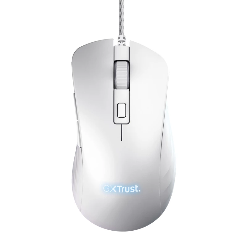 „Trust GXT924W YBAR+“ pelė, žaidimams, dešiniarankiams, USB Type-A, optinė, 25600 DPI