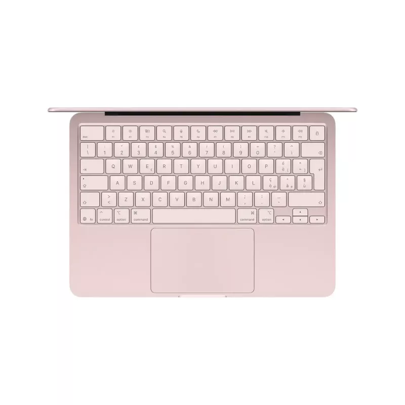 Nešiojamasis kompiuteris Apple MacBook Neo 13 colių — A18 Pro 6 branduolių procesorius, 5 branduolių GPU, 8 GB RAM, 256 GB SSD, 2408×1506 ekranas, rožinės spalvos