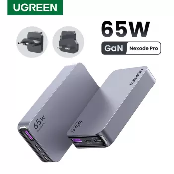 Patalpų įkroviklis UGREEN Nexode Pro 65W GaN kelioninis įkroviklis