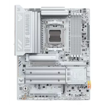 Pagrindinė plokštė ASUS TUF GAMING X870-PRO WIFI7 W NEO, AMD X870, lizdas AM5, ATX, DDR5, 4 DIMM, 256 GB, Wi‑Fi 7, 5Gb Ethernet