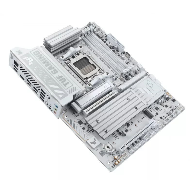 Pagrindinė plokštė ASUS TUF GAMING X870-PRO WIFI7 W NEO, AMD X870, lizdas AM5, ATX, DDR5, 4 DIMM, 256 GB, Wi‑Fi 7, 5Gb Ethernet