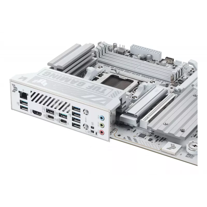 Pagrindinė plokštė ASUS TUF GAMING X870-PRO WIFI7 W NEO, AMD X870, lizdas AM5, ATX, DDR5, 4 DIMM, 256 GB, Wi‑Fi 7, 5Gb Ethernet