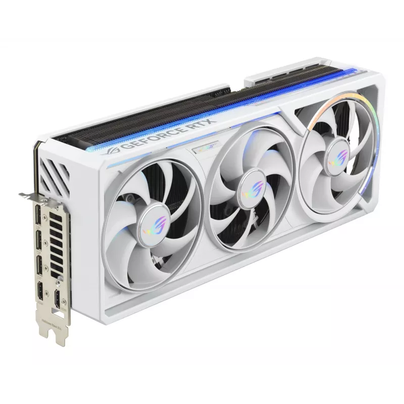 Vaizdo plokštė ASUS ROG Astral GeForce RTX 5090, 32 GB GDDR7, 512 bitų, PCIe 5.0, 3 ventiliatoriai, balta
