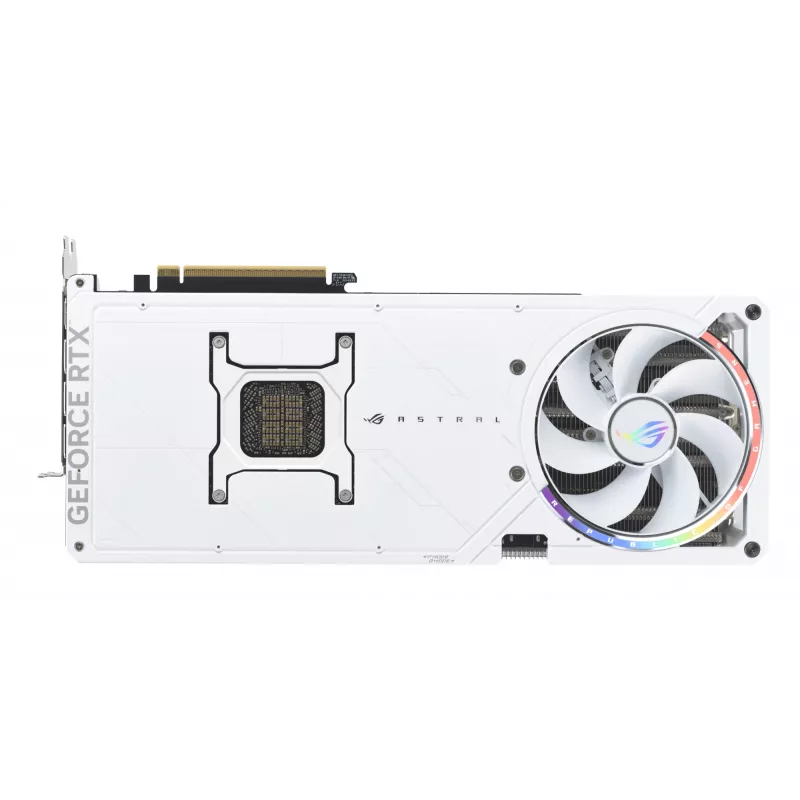 Vaizdo plokštė ASUS ROG Astral GeForce RTX 5090, 32 GB GDDR7, 512 bitų, PCIe 5.0, 3 ventiliatoriai, balta