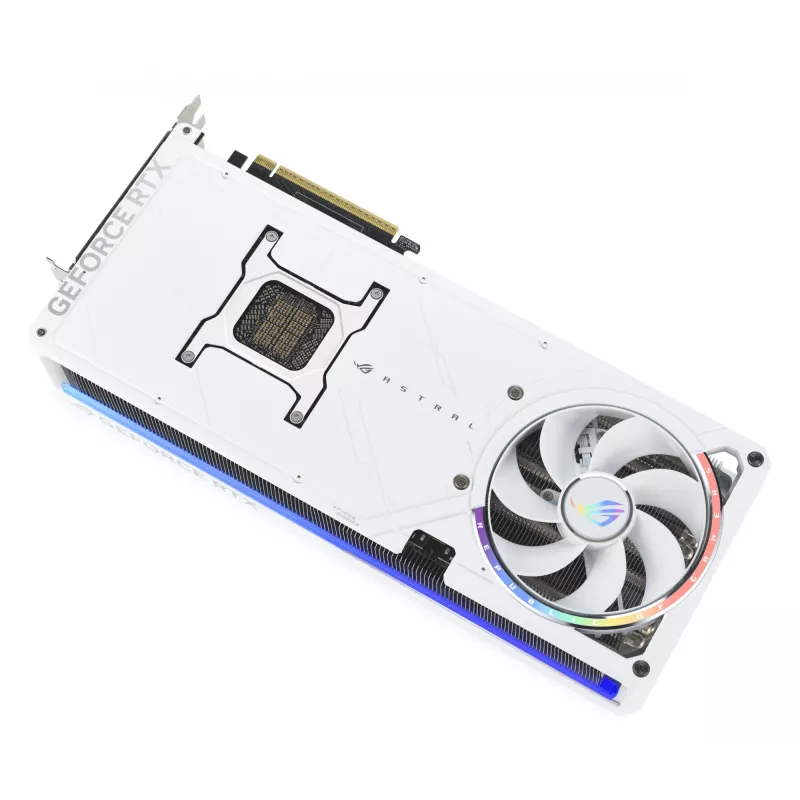 Vaizdo plokštė ASUS ROG Astral GeForce RTX 5090, 32 GB GDDR7, 512 bitų, PCIe 5.0, 3 ventiliatoriai, balta