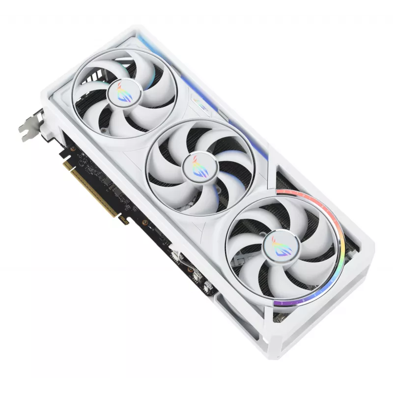 Vaizdo plokštė ASUS ROG Astral GeForce RTX 5090, 32 GB GDDR7, 512 bitų, PCIe 5.0, 3 ventiliatoriai, balta