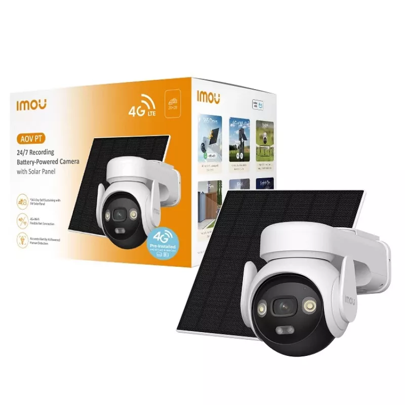 Imou AOV PT 5MP Turret IP apsaugos kamera Lauko 2880 x 1620 pikseliai Sienos