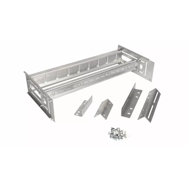 Rack rail 19 inch EQUIP EZR-DIN-4, 4U DIN, RAL7035 Pilka, 485×210 mm