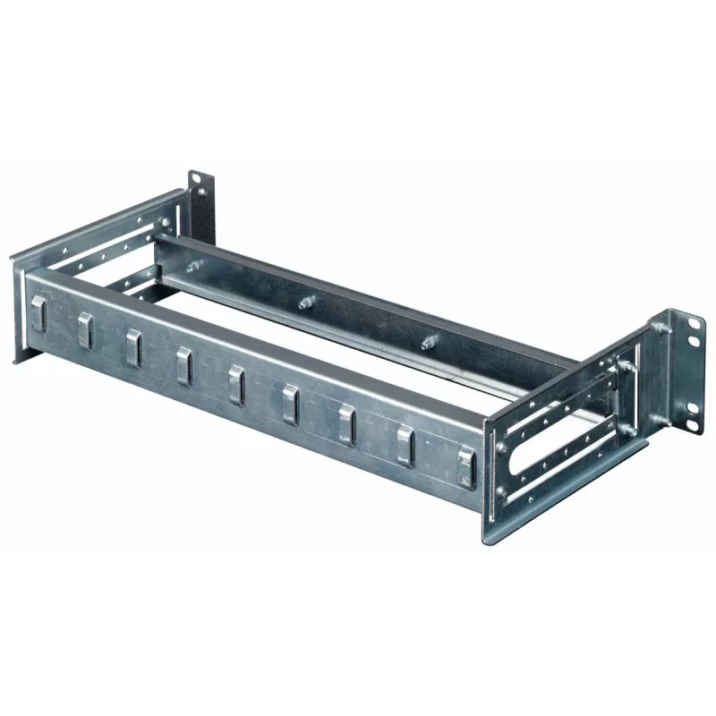 Rack rail 19 inch EQUIP EZR-DIN-4, 4U DIN, RAL7035 Pilka, 485×210 mm