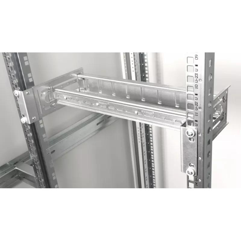 Rack rail 19 inch EQUIP EZR-DIN-4, 4U DIN, RAL7035 Pilka, 485×210 mm