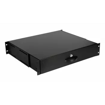 Stalčiaus blokas Equip Lockable Drawer 19' 2U RAL9005 Juoda