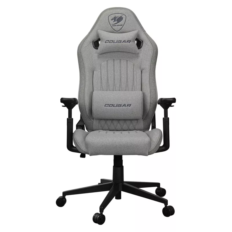 Universali žaidimų kėdė Cougar CGR-EPF-ROA — pilka/juoda, maks. svoris 120 kg, matmenys 710×670×1250 mm