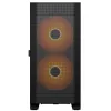 PC Midi Tower korpusas Cougar Airface FLO ARGB, juodas – palaiko 2x180 mm priekinius, 1x120 mm galinį ventiliatorius, 2,5/3,5 colių diskus, 240×480×509 mm