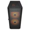 PC Midi Tower korpusas Cougar Airface FLO ARGB, juodas – palaiko 2x180 mm priekinius, 1x120 mm galinį ventiliatorius, 2,5/3,5 colių diskus, 240×480×509 mm
