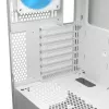COUGAR PC Midi Tower korpusas Airface FLO ARGB Baltas — 2x180 mm priekyje, 1x120 mm gale, palaiko 2,5 col./3,5 col. HDD, 240×480×509 mm