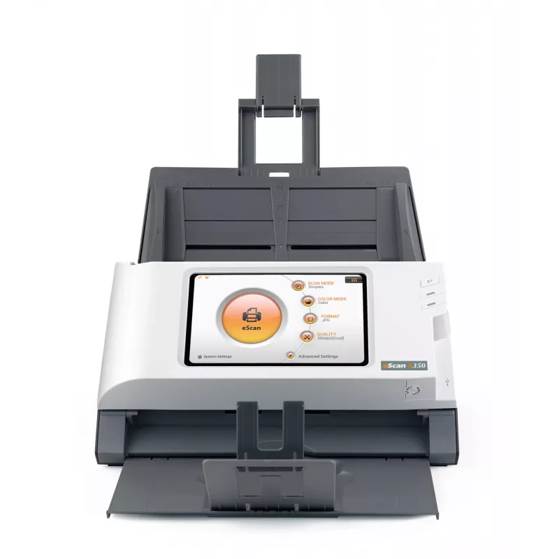 Plustek eScan A350 Essential ADF skaitytuvas 600 x 600 DPI A4 Juoda, Balta