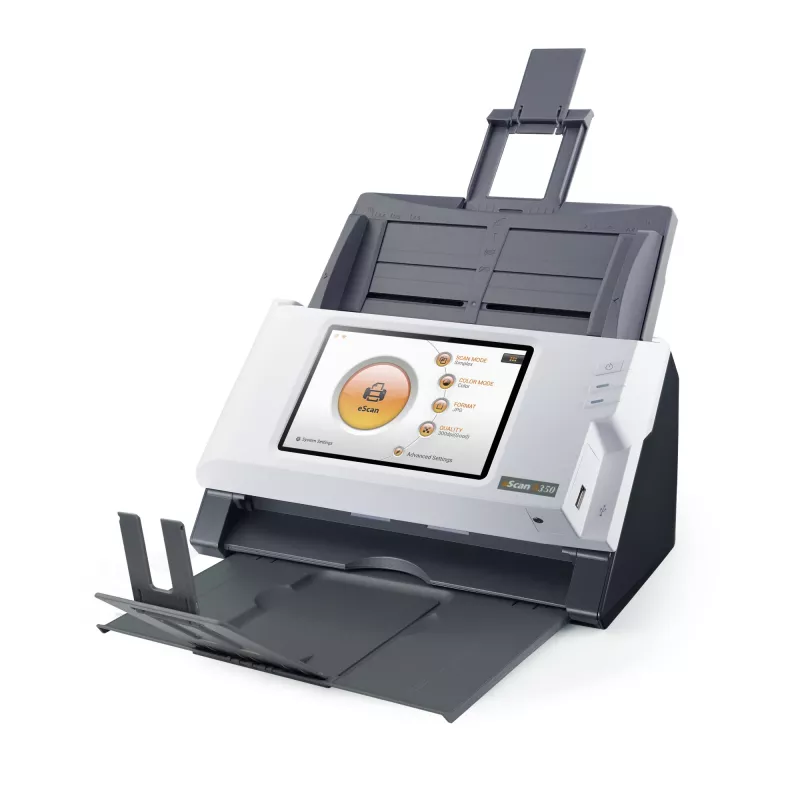Plustek eScan A350 Essential ADF skaitytuvas 600 x 600 DPI A4 Juoda, Balta