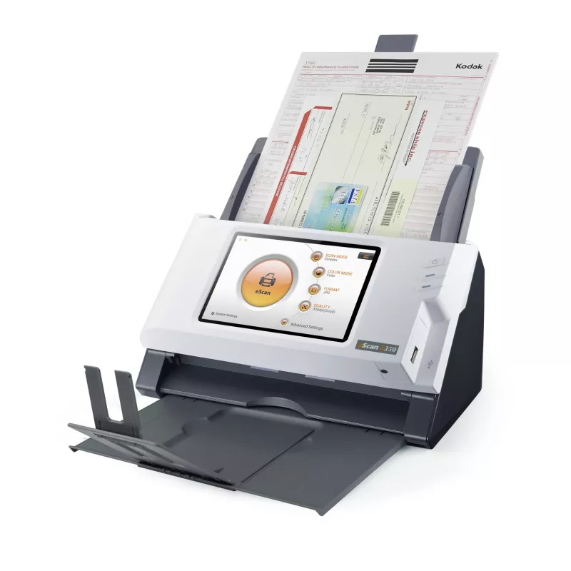 Plustek eScan A350 Essential ADF skaitytuvas 600 x 600 DPI A4 Juoda, Balta