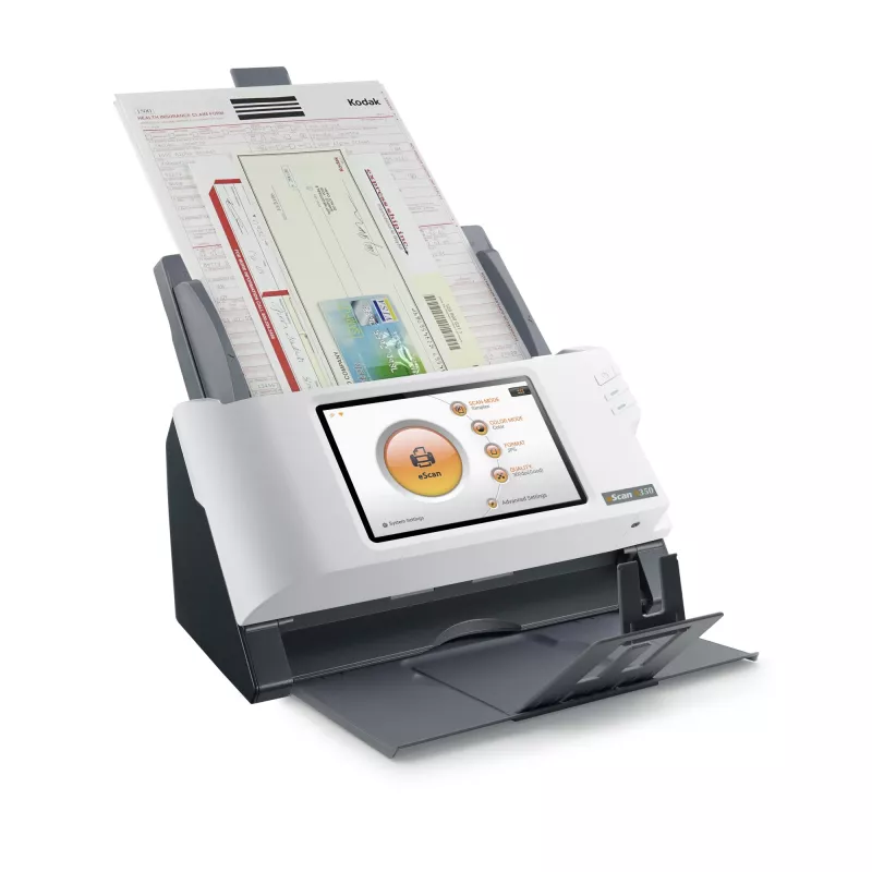 Plustek eScan A350 Essential ADF skaitytuvas 600 x 600 DPI A4 Juoda, Balta