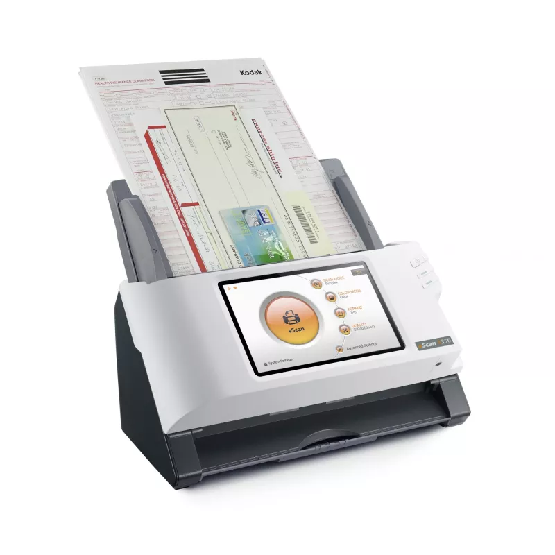 Plustek eScan A350 Essential ADF skaitytuvas 600 x 600 DPI A4 Juoda, Balta