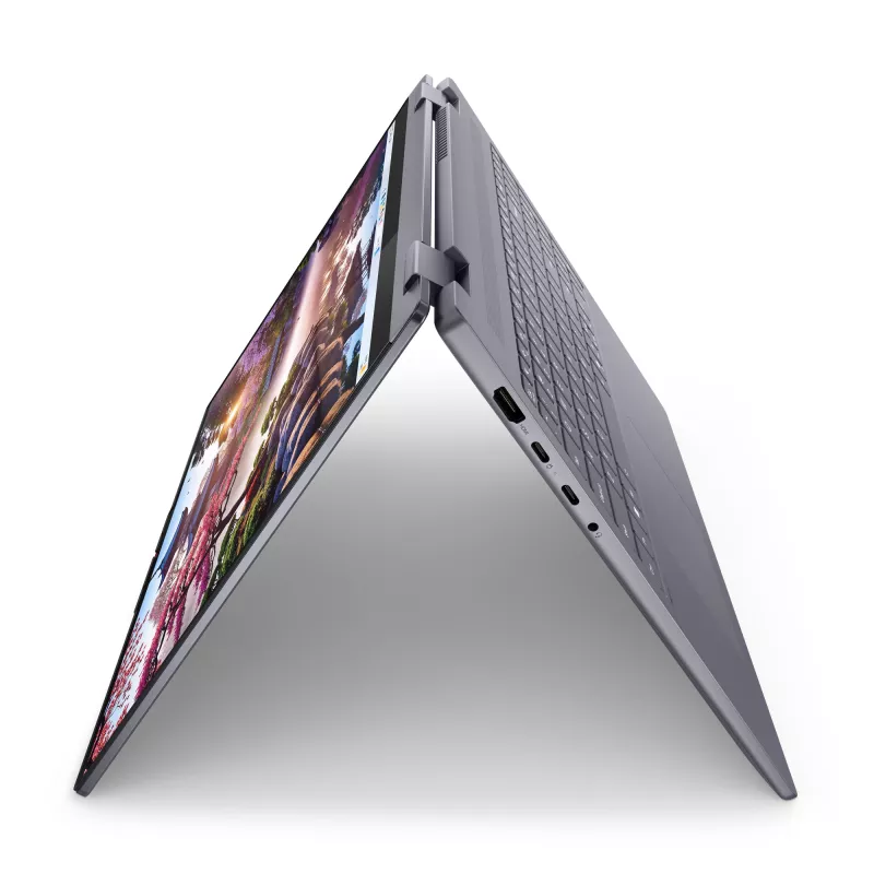Lenovo IdeaPad 5 2-in-1 16AKP10 Copilot+ PC AMD Ryzen™ AI 5 340 Hybrid (2-in-1) 40.6 cm (16 colių) jutiklinis ekranas WUXGA 16 GB LPDDR5x-SDRAM 1 TB SSD Wi-Fi 7 (802.11be) Windows 11 Home vokiška pilka