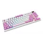 MSI FORGE GK600 TKL WIRELESS VIOLET klaviatūra, skirta žaidimams USB + Bluetooth QWERTY ispaniška rožinė, violetinė, balta