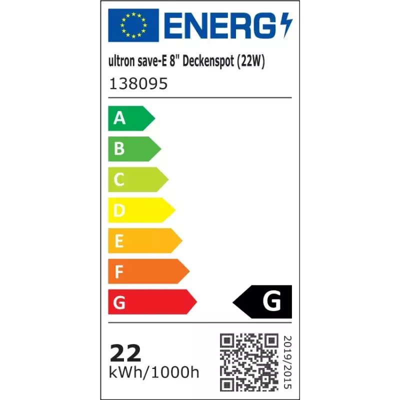 Energiją taupanti lemputė Ultron 138095 22 W 4000 K