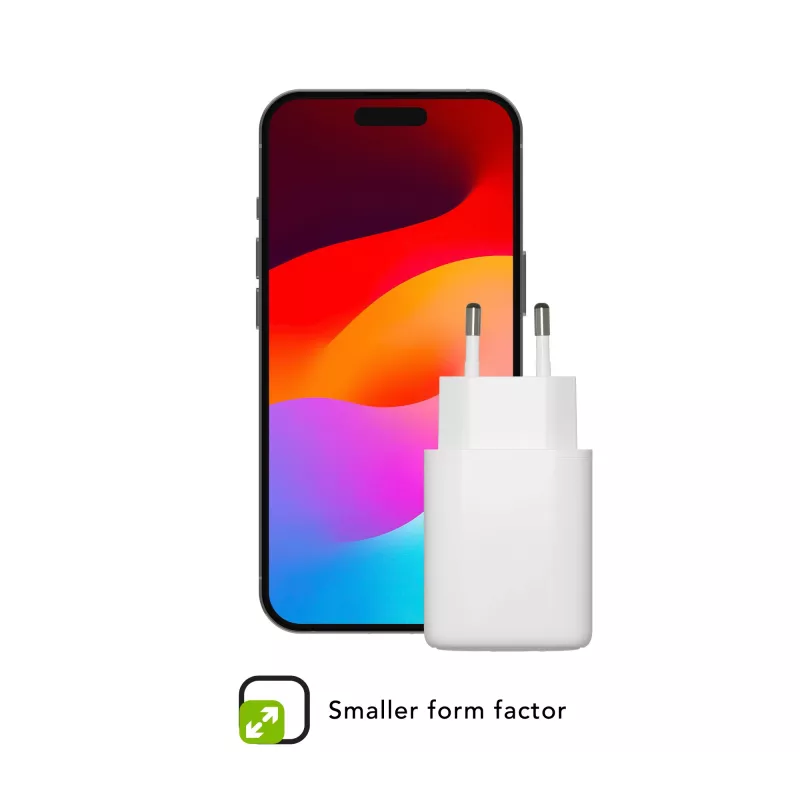 „dbramante1928 re-charge Pro“ – ES sieninis įkroviklis, 2x USB-C, 20 W, baltas