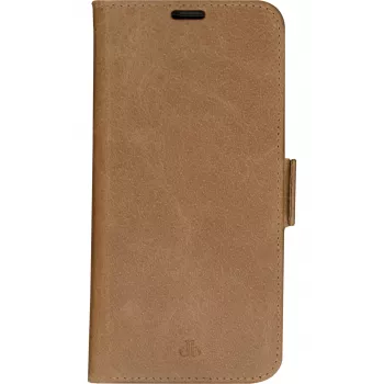 Piniginės tipo dėklas dbramante1928 iPhone 14 Pro Max, įdegio spalvos, su 3 kortelių kišenėlėmis