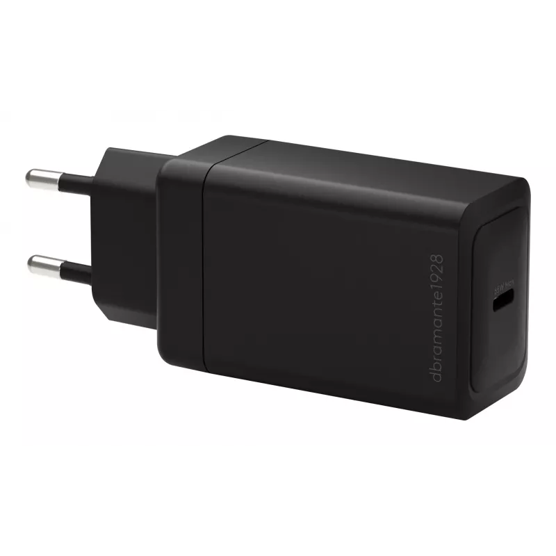 Sieninis įkroviklis dbramante1928 USB-C 65W, kintamoji įvestis 110–240 V, 1x USB-C, juodas
